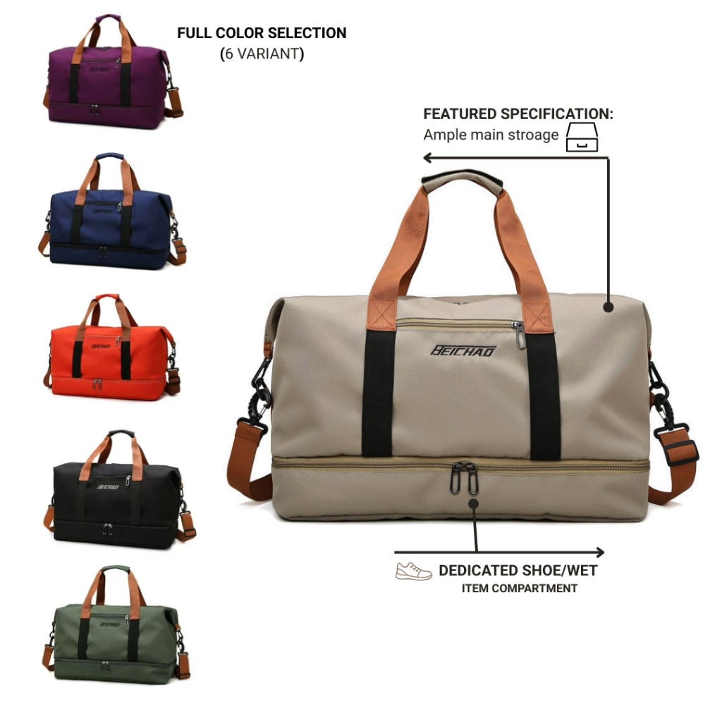 KandangSultan-Tas Travel Organizer | Tas Olahraga Gym Yoga Golf | Tas Selempang Berpergian | Tas Baj