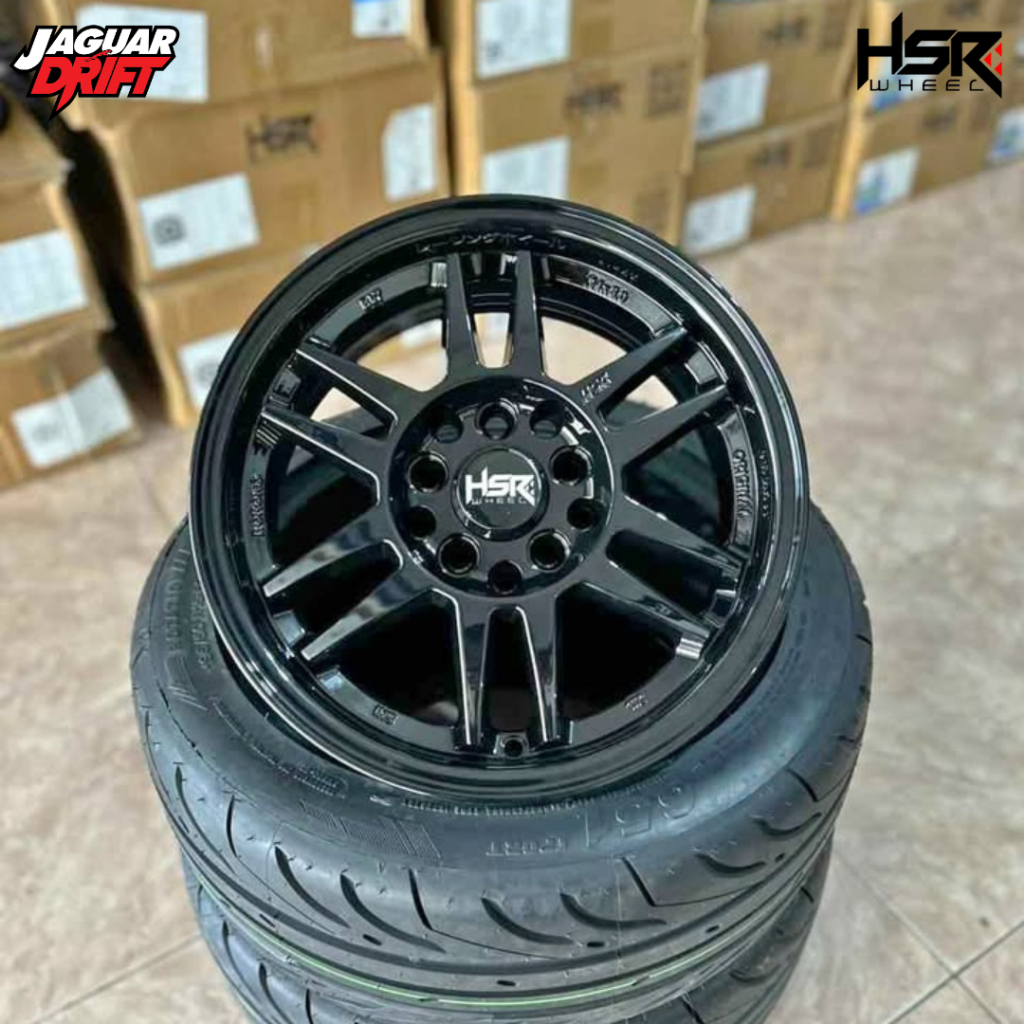 Velg R14 Lubang 5 Untuk Mobil Innova, Grandmax, Luxio Pelek Hsr Bly01 Ring 14 Warna Hitam