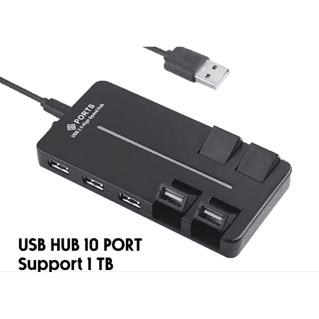 Usb hub 10 port buat mining verus / phone farm