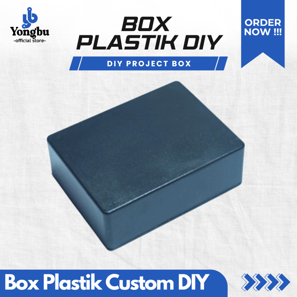 Box Plastik Hitam DIY
