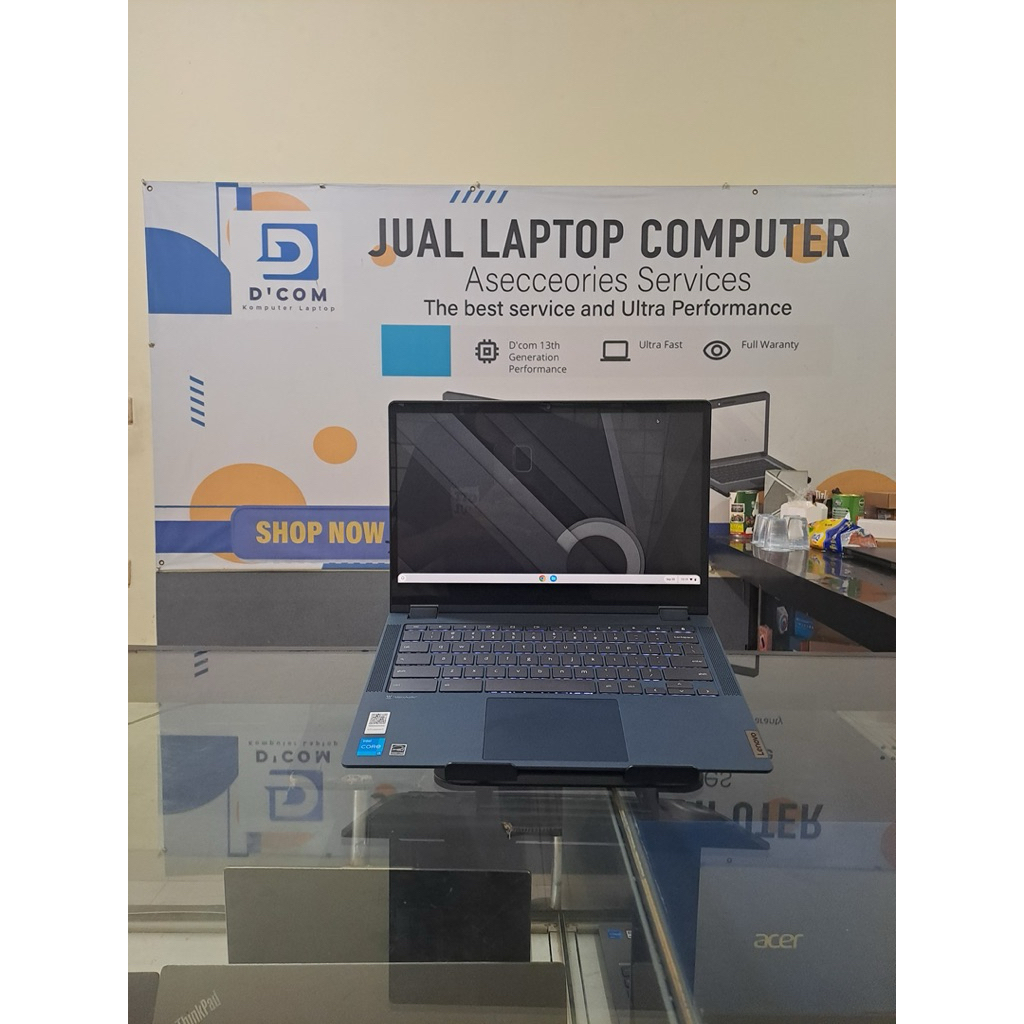 Lenovo Ideapad Chromebook 2 in 1, Core i3 1115G4, RAM 8 GB, SSD 128 GB, VGA Intel UHD Graphics