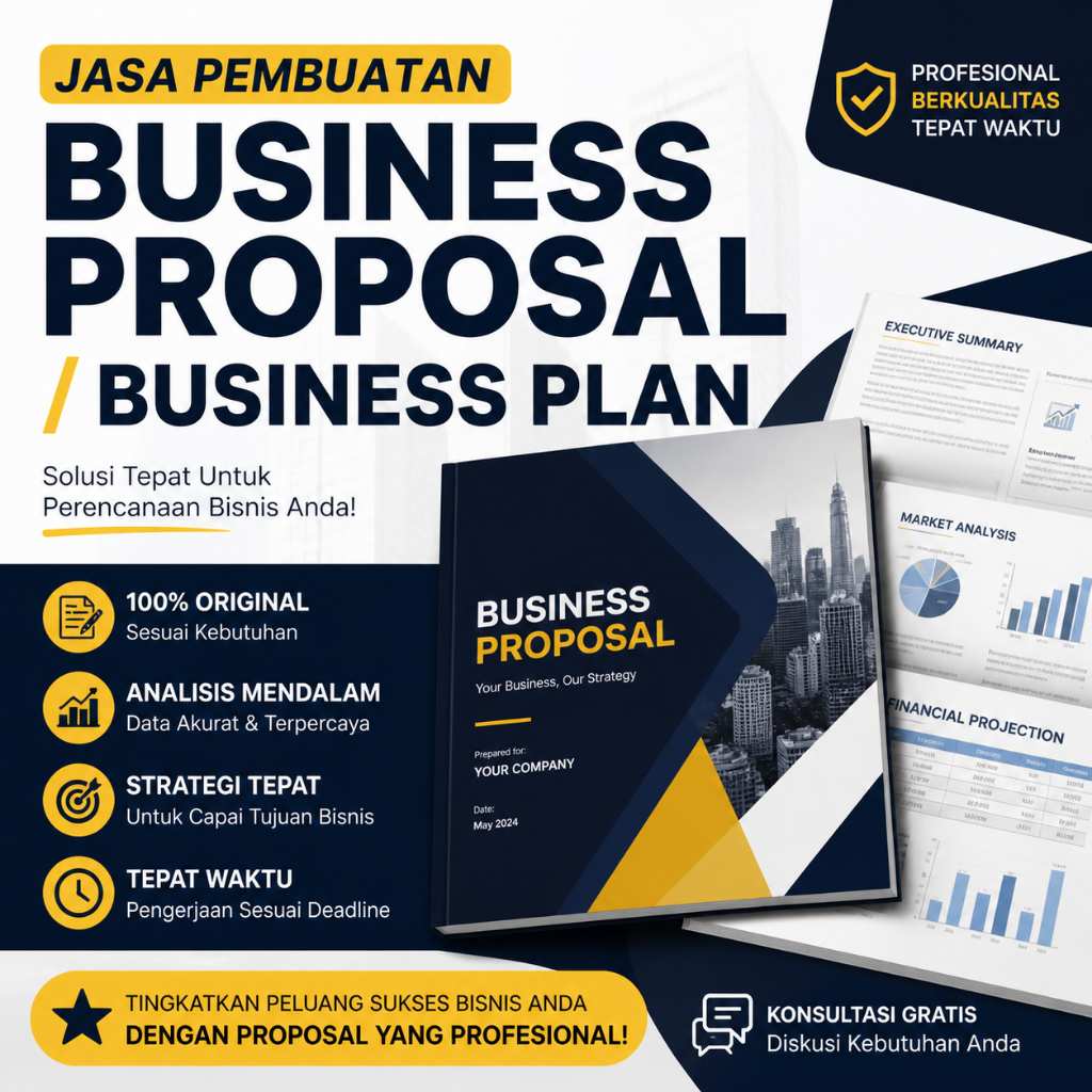 JASA PEMBUATAN BUSINESS PROPOSAL / BUSINESS PLAN