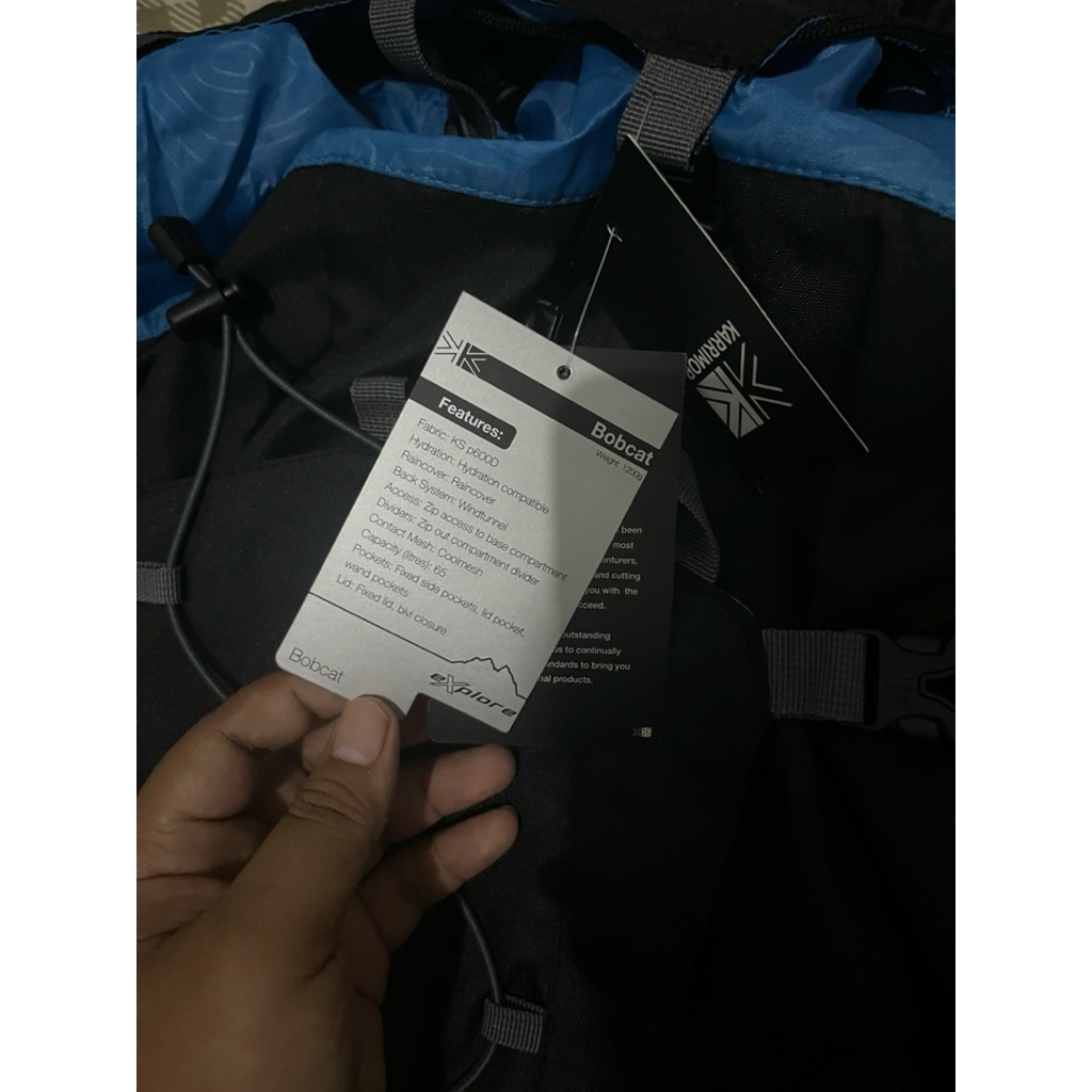Tas Carrier 65L Karrimor ORI DI MAP