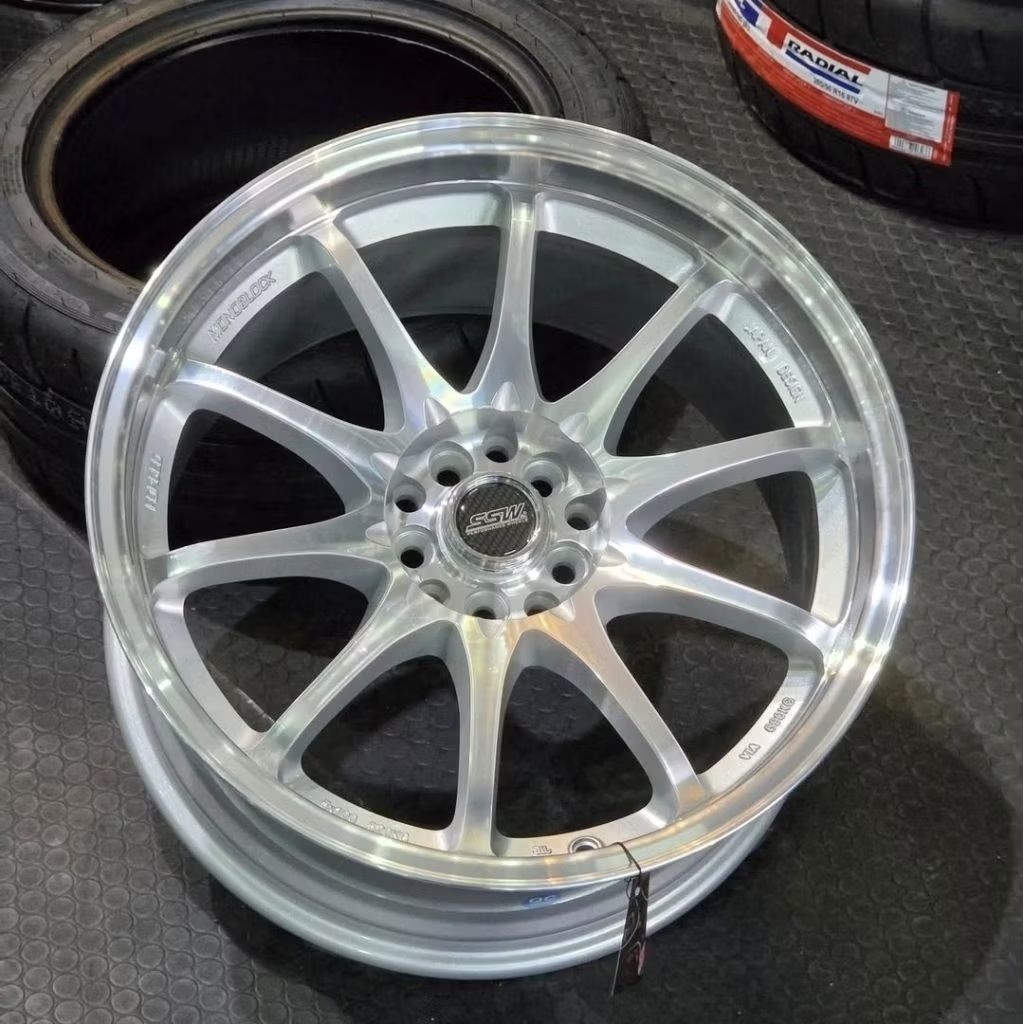velg mobil ring 18 VOLKRAYS CE28 SSW ORIGINAL THAILAND ET 18 velg racing r18 Subaru FT86 Yaris cross