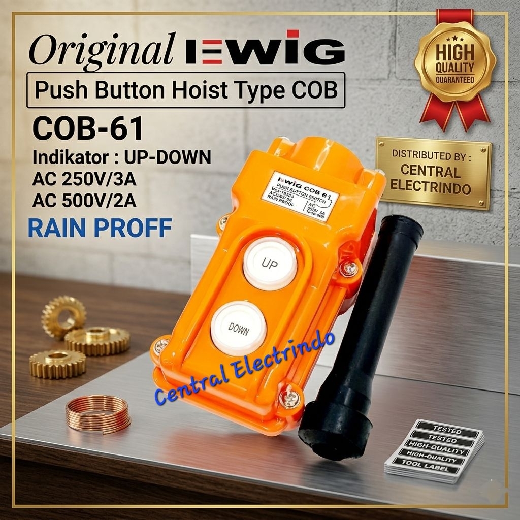 Push Button Hoist 2 Tombol COB-61 EWIG..