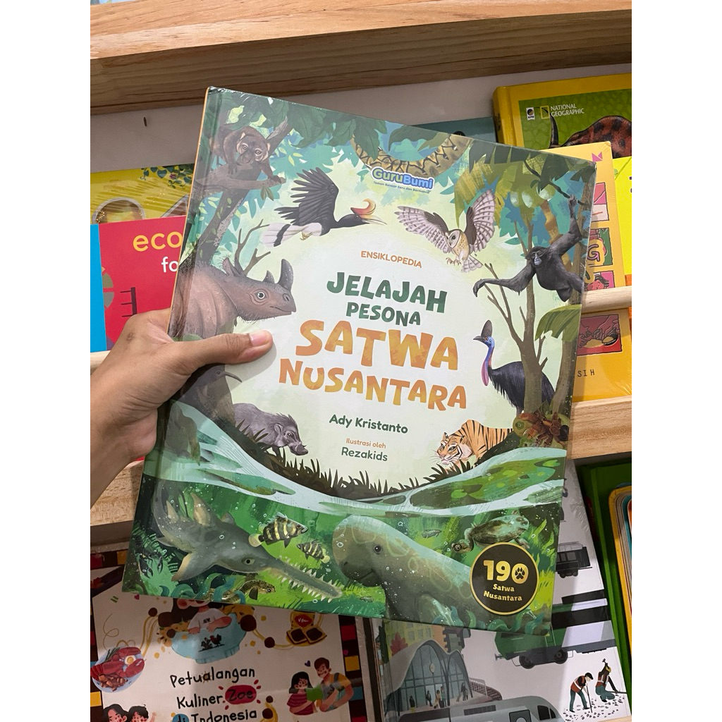 (NEW ORIGINAL) Ensiklopedia Jelajah Pesona Satwa Nusantara – Buku Anak Edukasi Hewan Indonesia | Har