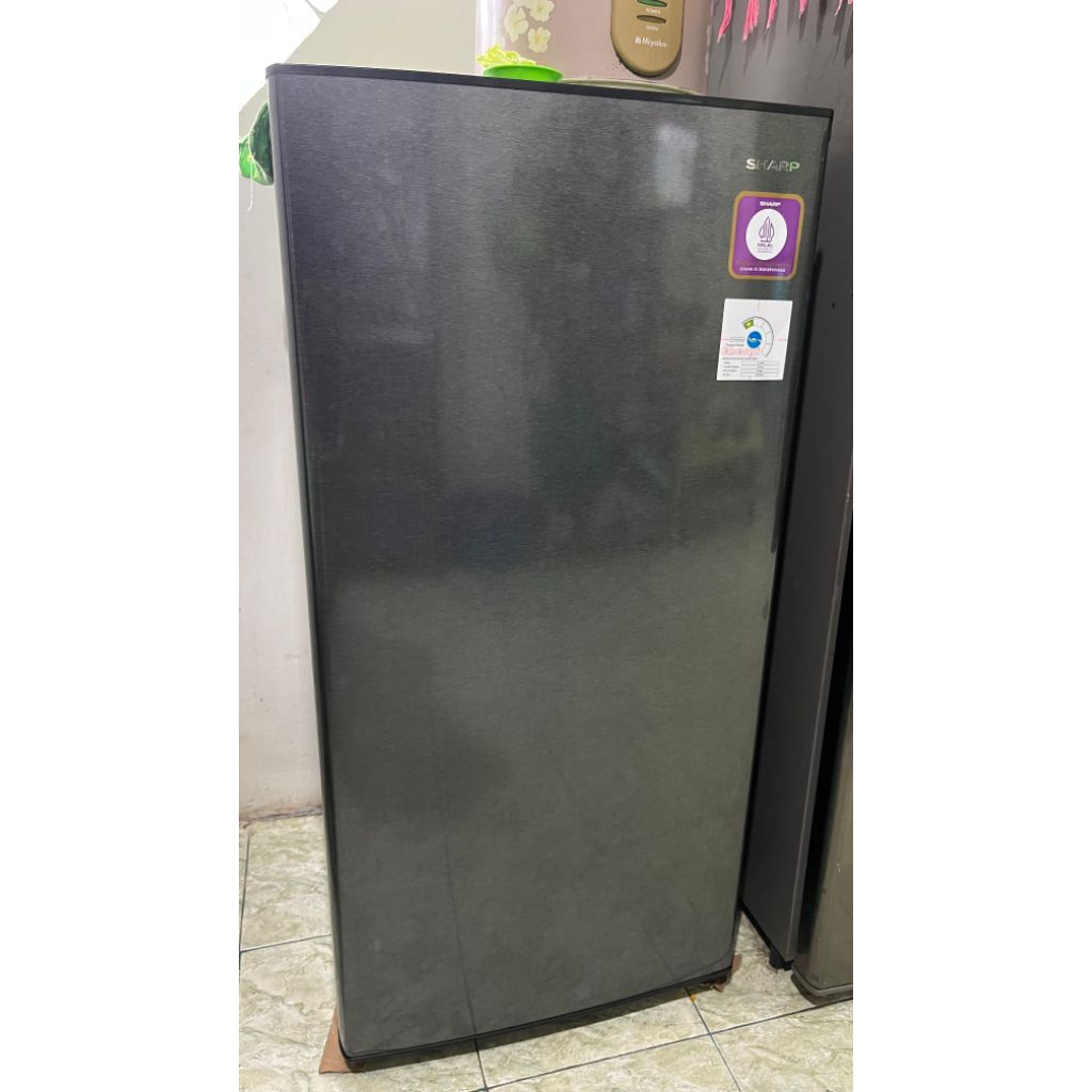Kulkas Sharp 1 Pintu SJ 182NHS Ori / Lemari Es Sharp Asli / Pendingin 1 Pintu (Second Baru Pemakaian