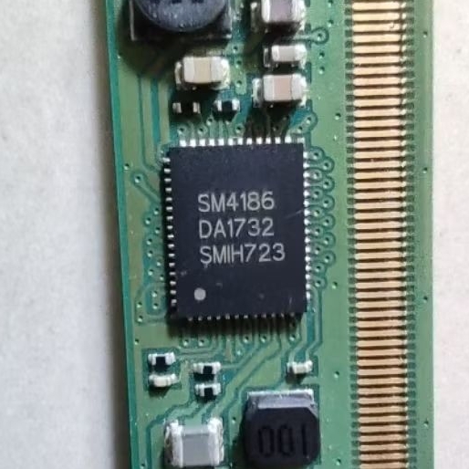 IC SM4186 QFN dan soket penjepit LVDS ic 464F