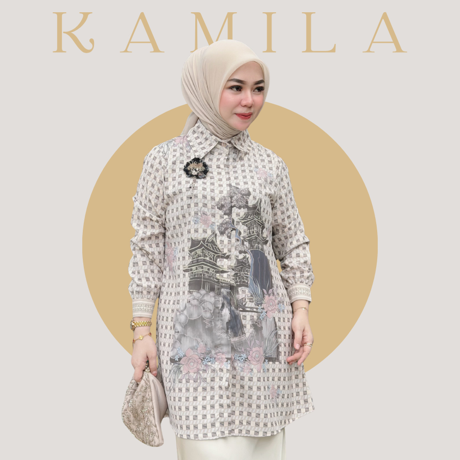WADAH MUSLIM - KAMILA TUNIK PREMIUM PRINTING