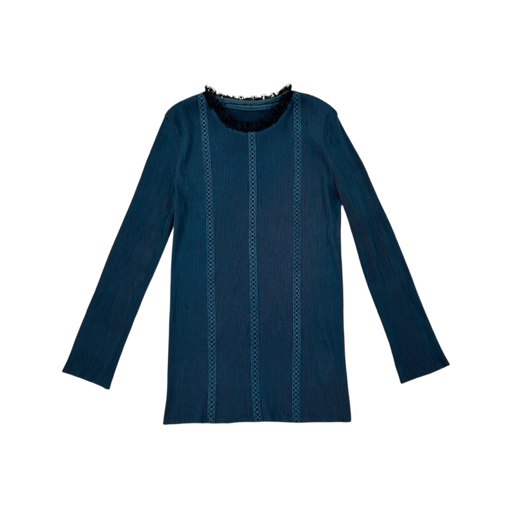 Vintage Pleatsme by Issey Miyake pleated Longsleeve t shirt