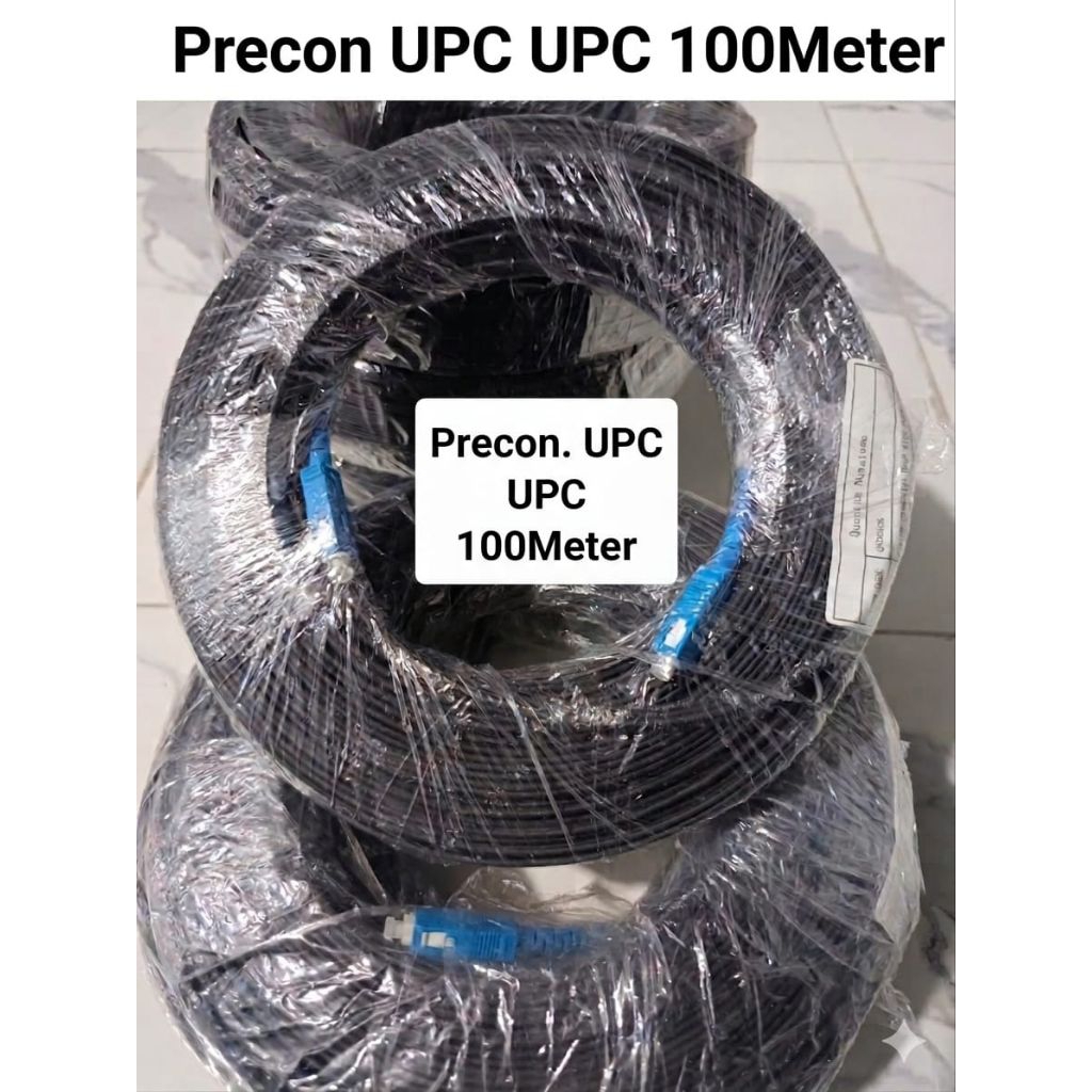 KABEL FIBER OPTIK PRECON 100 METER UPC UPC