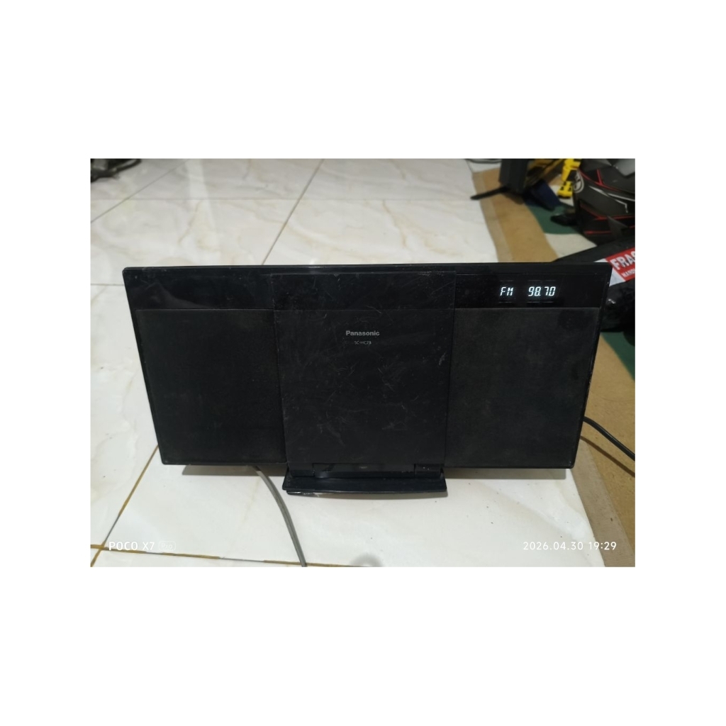 panasonic musik music mikro system sc-hc28 compact radio stereo system