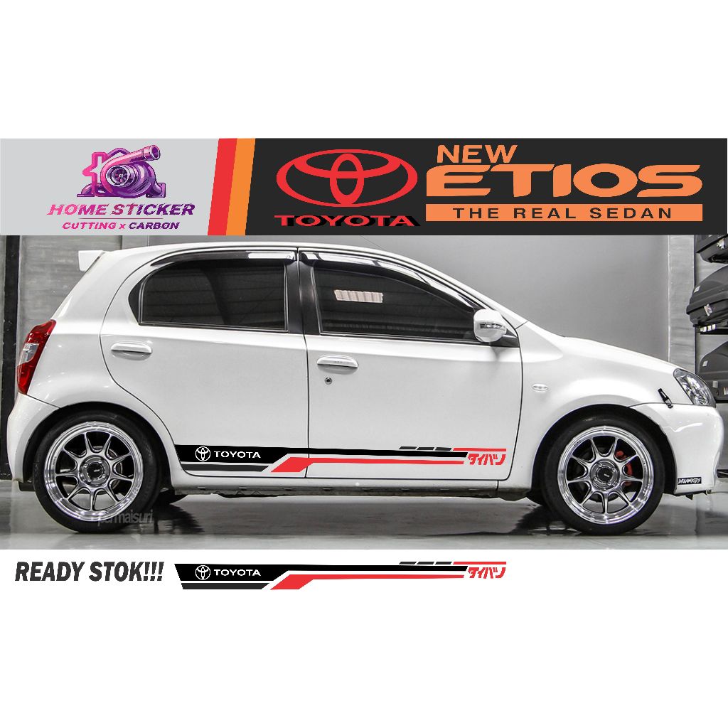 Stiker cutting toyota etios valco sticker mobil toyota etios valco