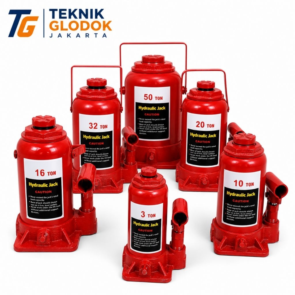 Dongkrak Botol 100 ton Hidrolik / Hydraulic Jack - Truck & Mobil