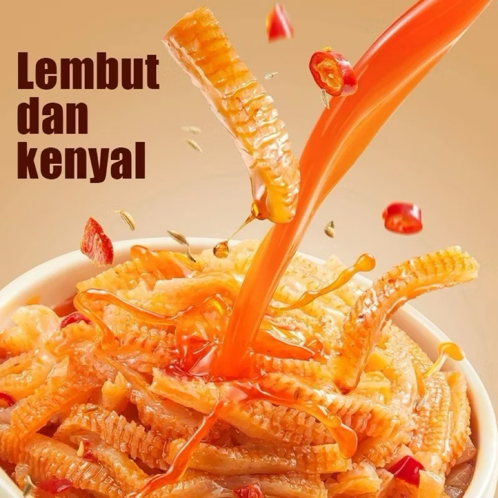 Konjac Spicy Squid, Snack Gurita Pedas