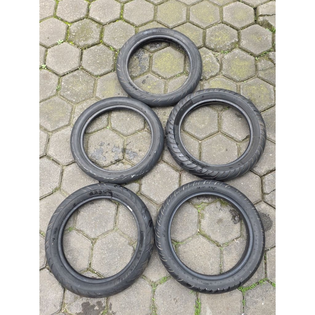 Jual Se Paket 5 ban bekas Motor Vario bekas merk Michelin Federal