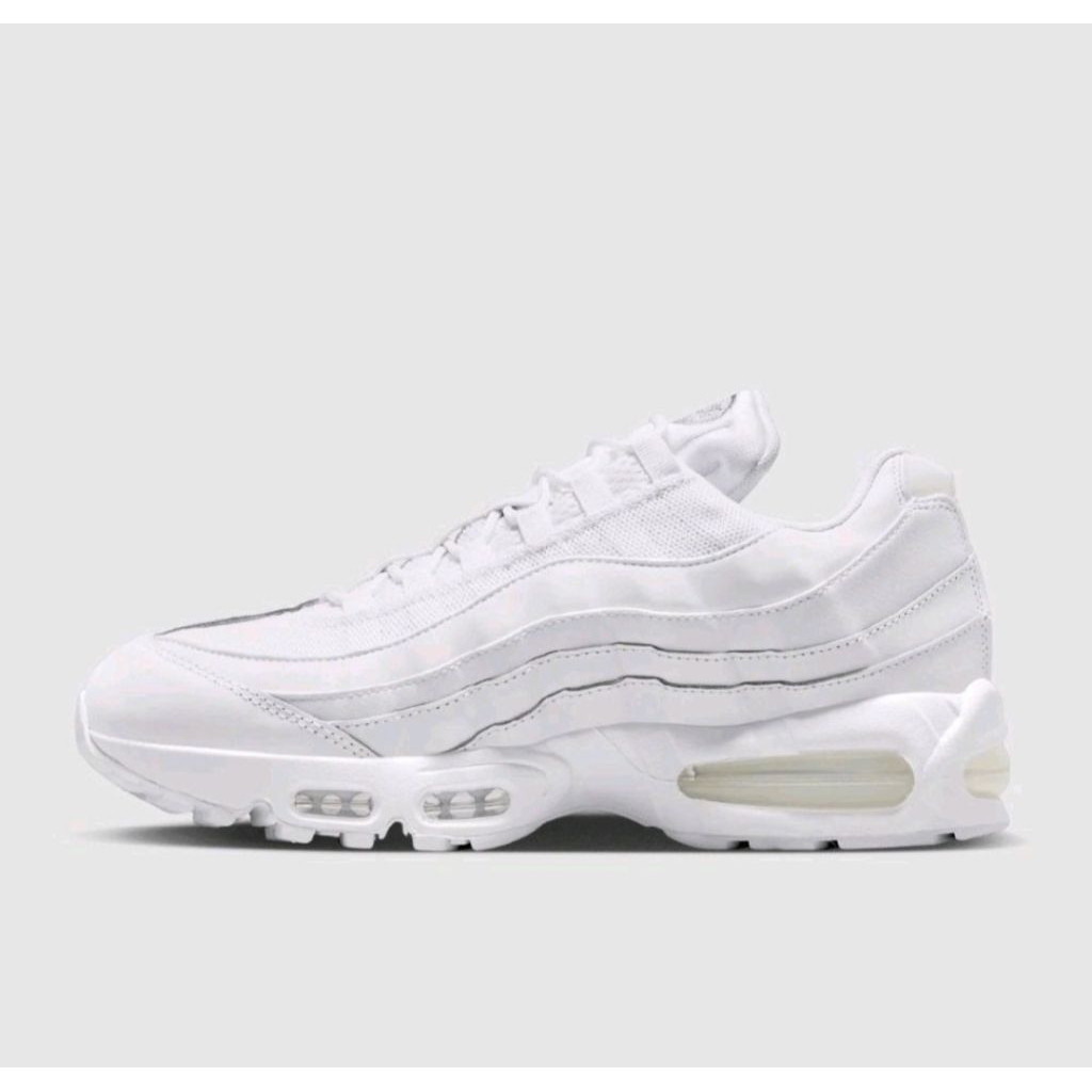 NIKE MEN'S SHOES - NIKE AIR MAX 95 BIG BUBBLE - WHITE/WHITE-WHITE-PURE PLATINUM