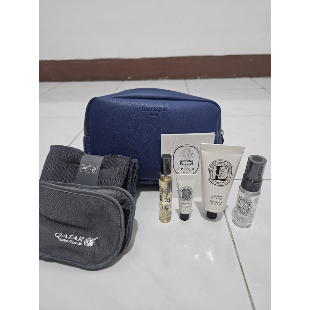 DIPTYQUE 34 BOULEVARD SAINT GERMAIN SET (BIZ CLASS AMENITIES QATAR AIRWAYS)