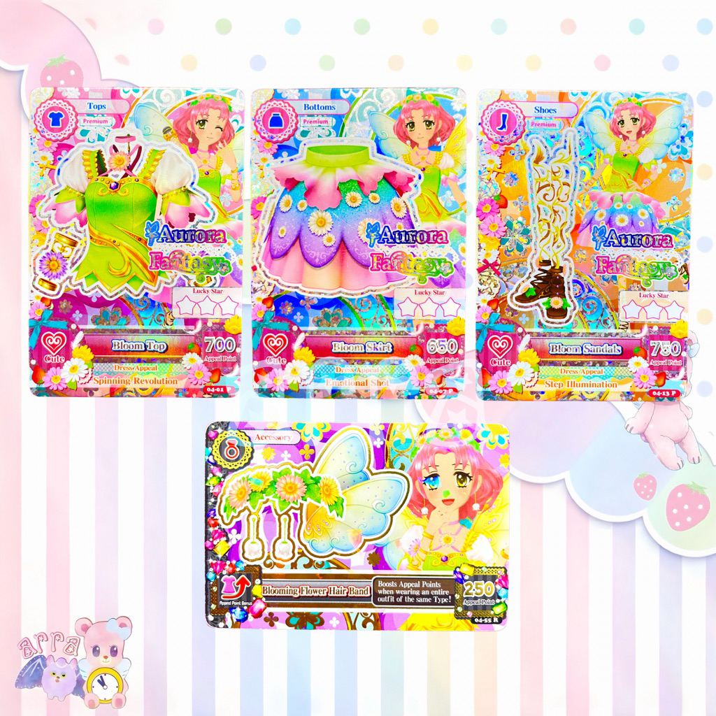 Aikatsu Premium Card Aurora Fantasy Bloom Sakura