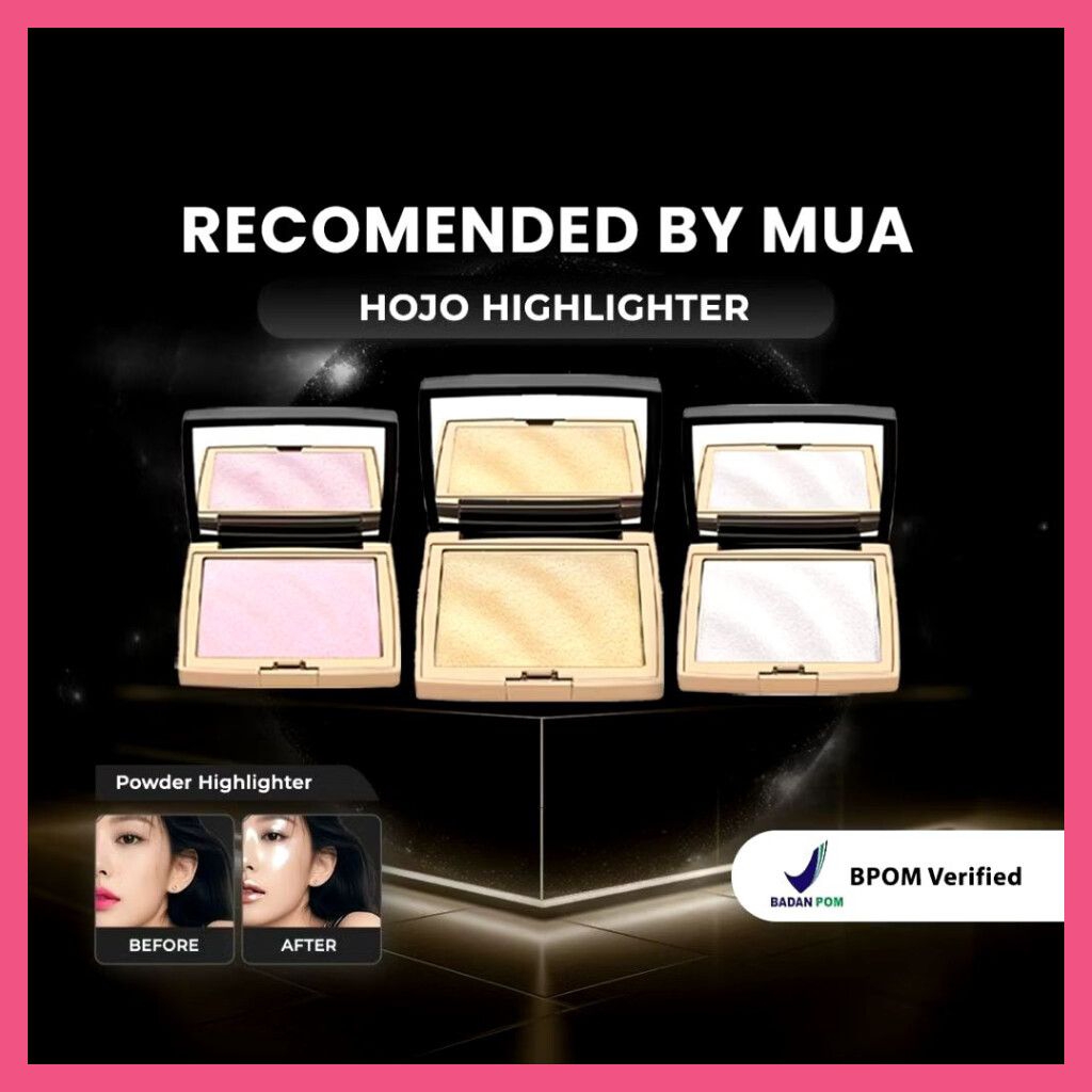 [COD] BPOM ORI Hojo Highlighter Shimmering Stereoscopic Make Up Wajah Waterproof
