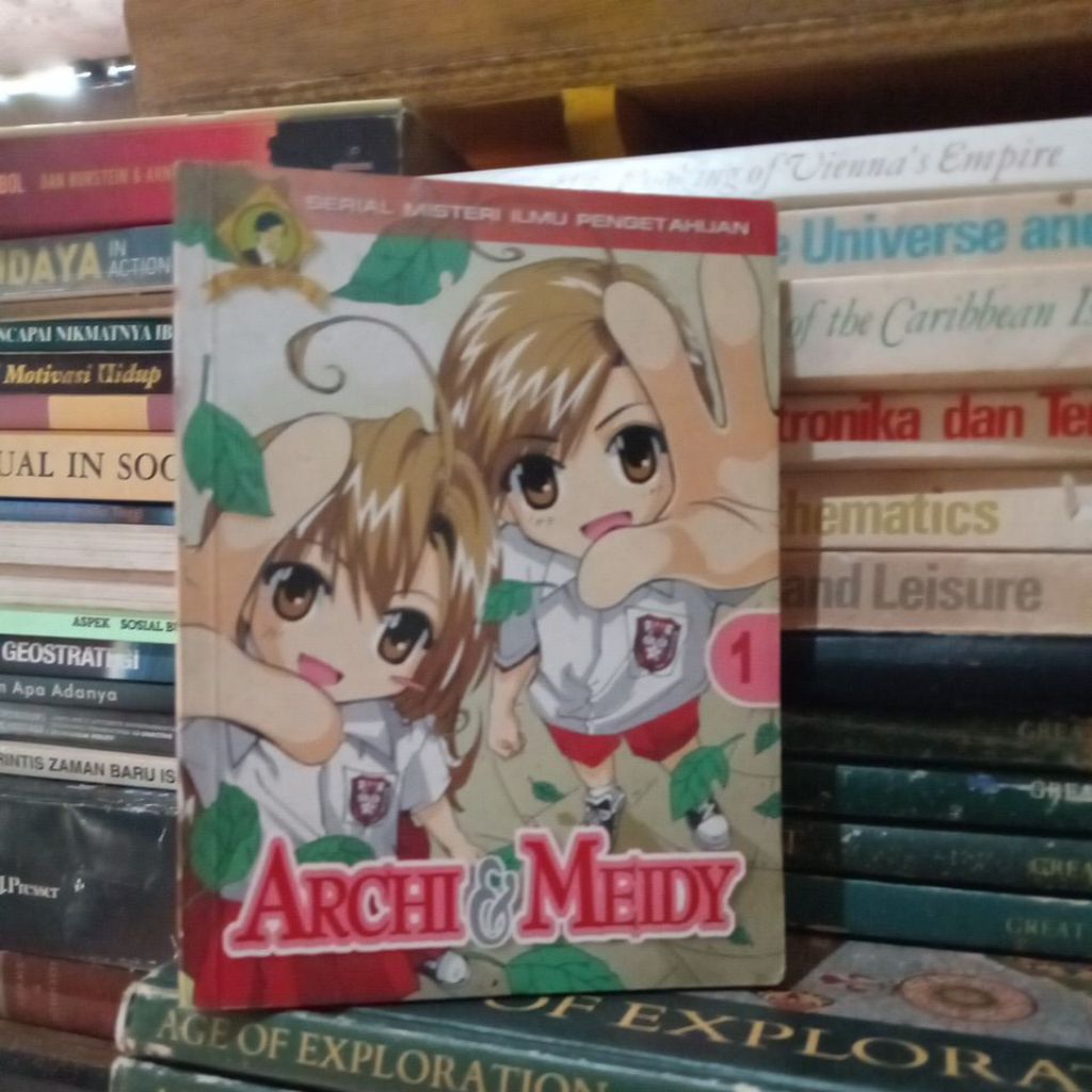 buku Archi &meidy serial misteri ilmu pengetahuan#rak atas