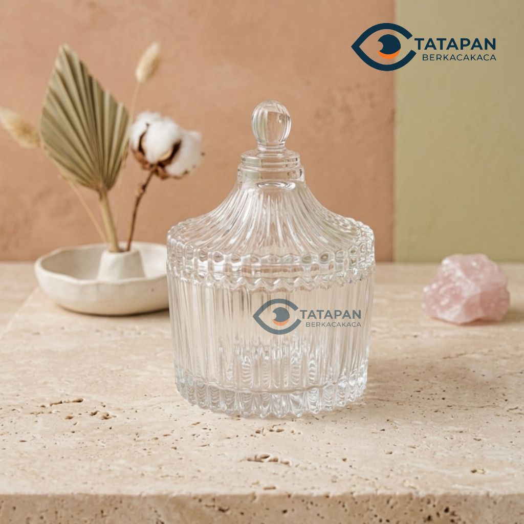 Candy Jar Mini Kaca | Toples Kaca Mini / Jar kaca Kecil / Souvenir Hampers Kado