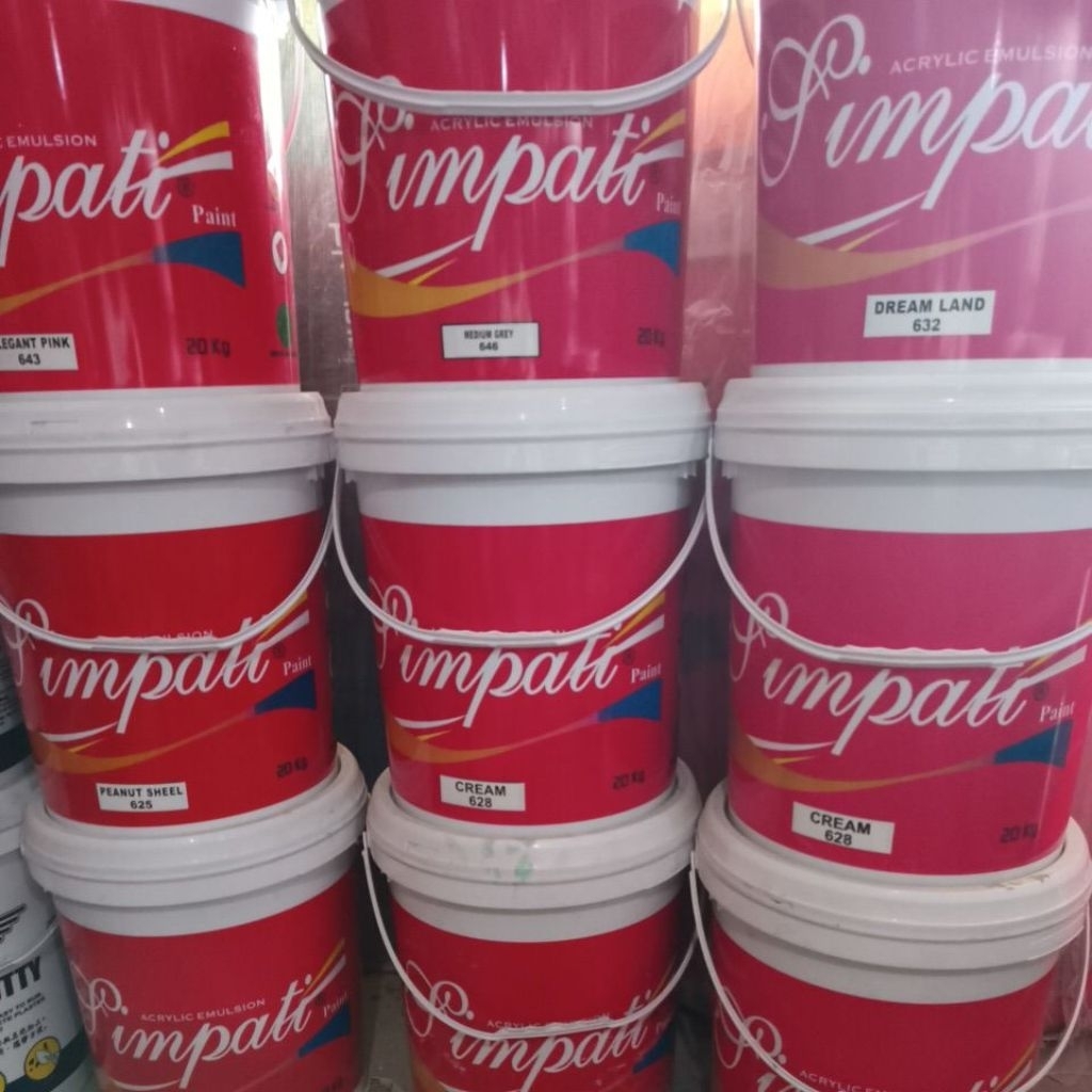 cat air simpati 20 kg / cat tembok rumah (/pail)