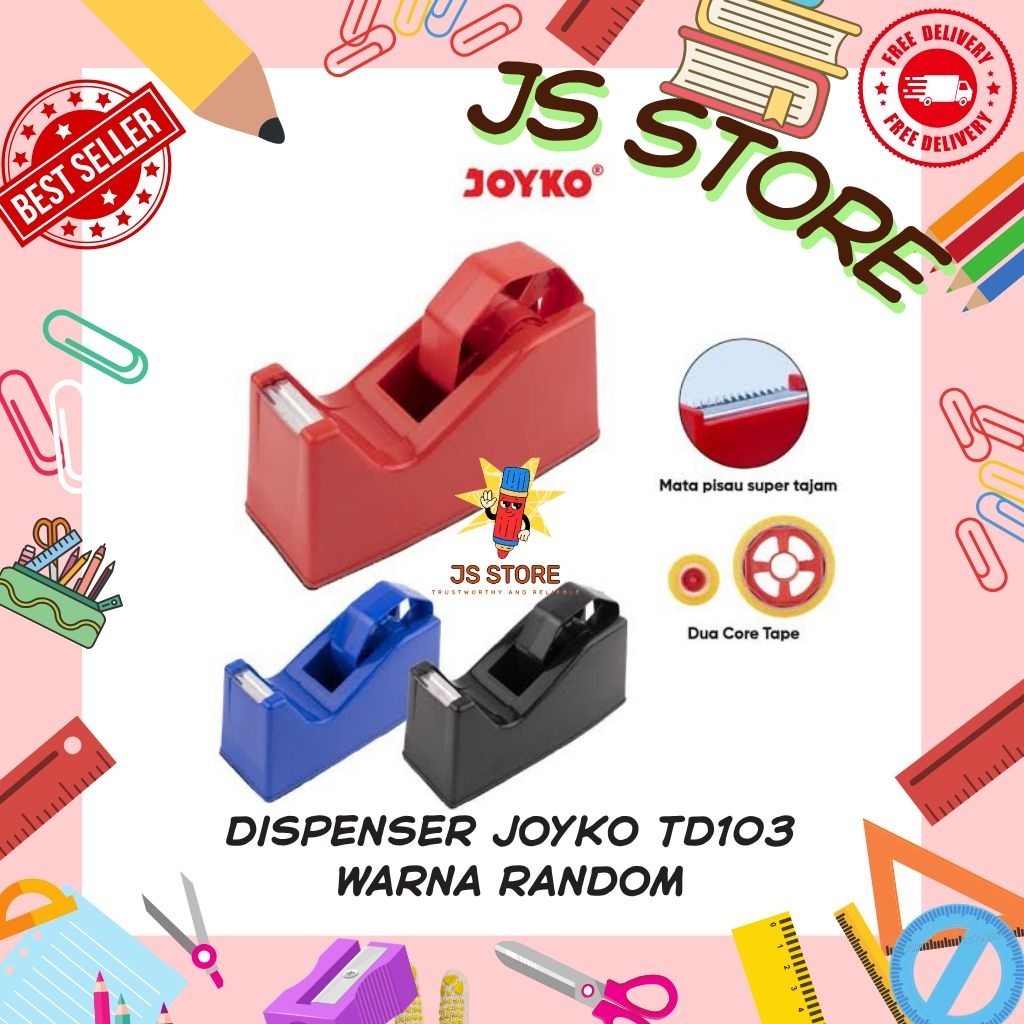 Tape Dispenser Joyko TD-103 / Dispenser Solasi Isolasi Joyko TD 103
