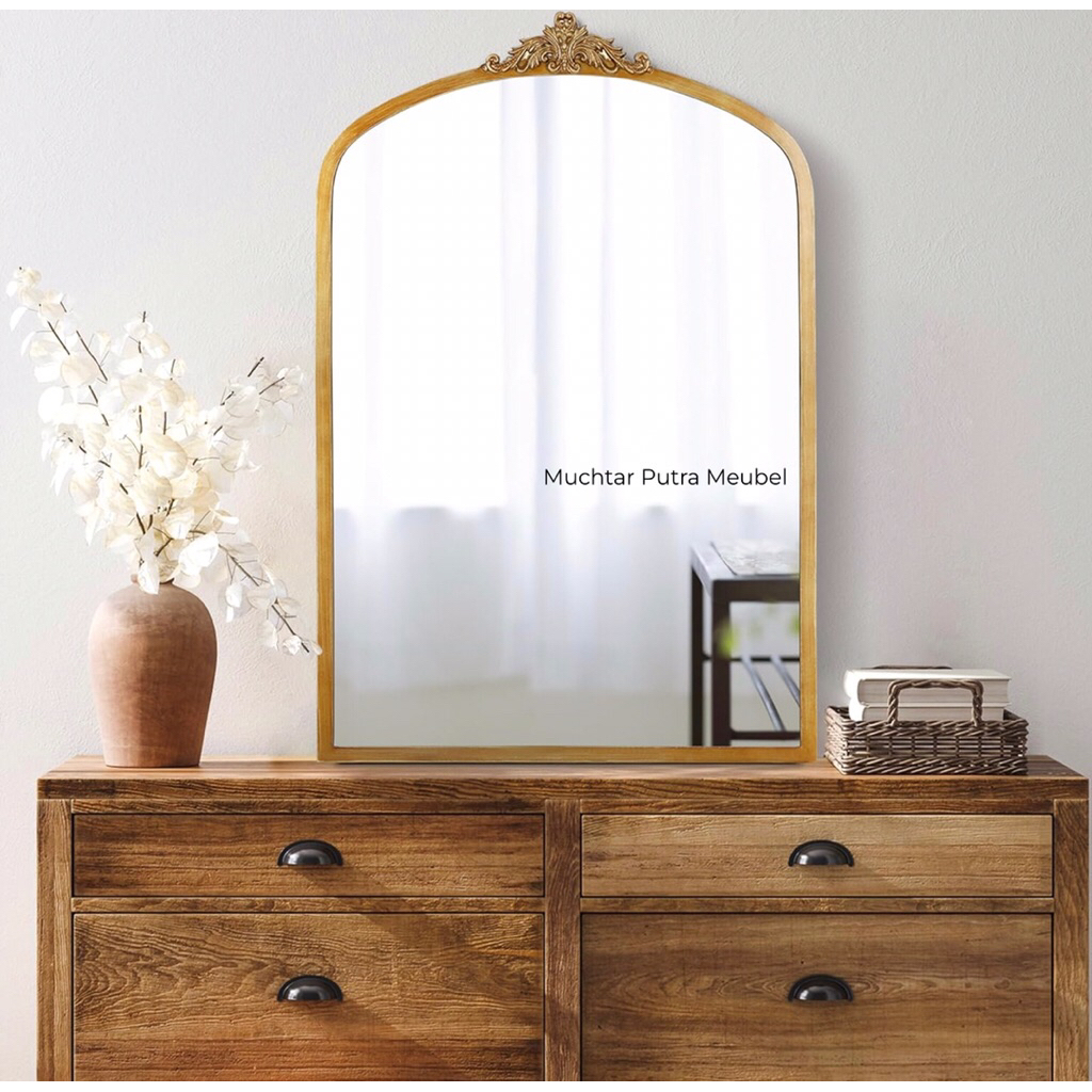 standing mirror / mirror wall vintage / mirror wall / cermin dinding / cermin modern