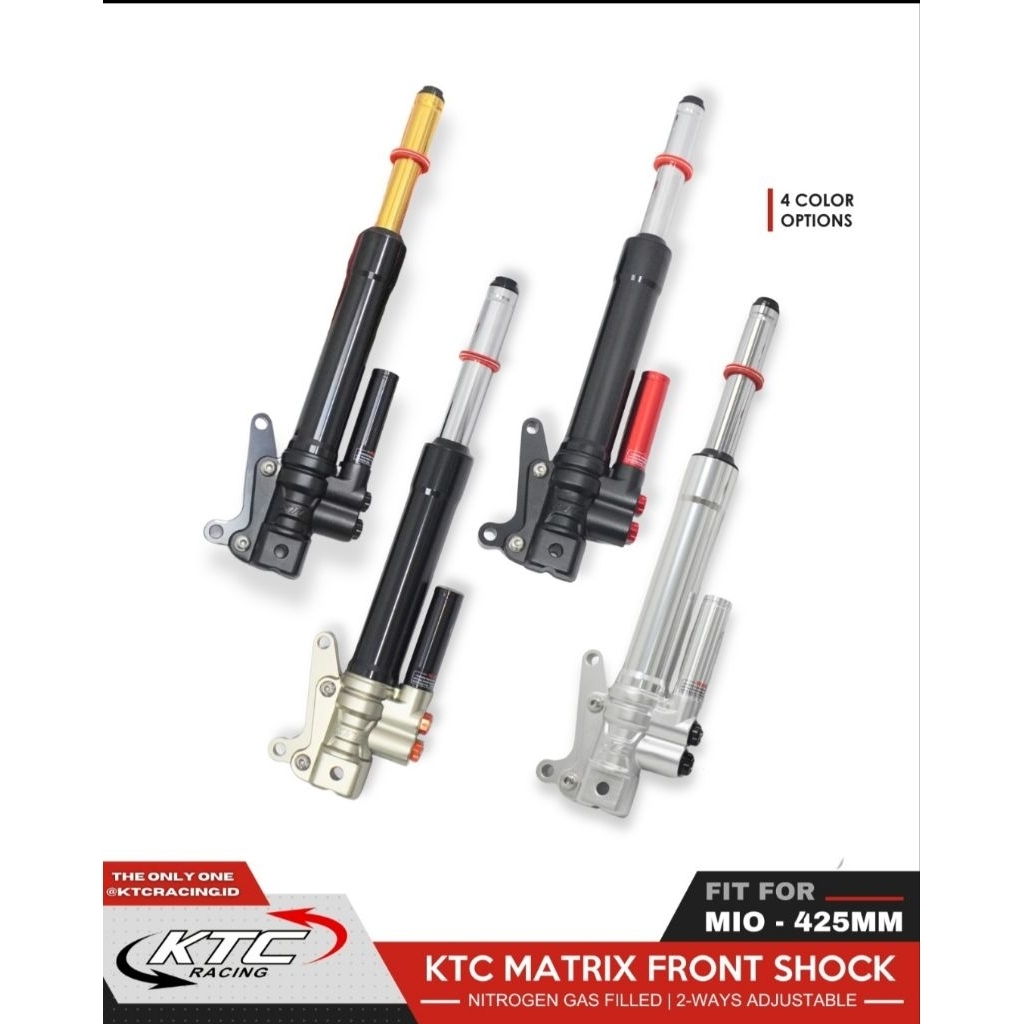 SUSPENSION DEPAN KTC RACING MATRIX YAMAHA MIO/FAZZIO -ORIGINAL KTC
