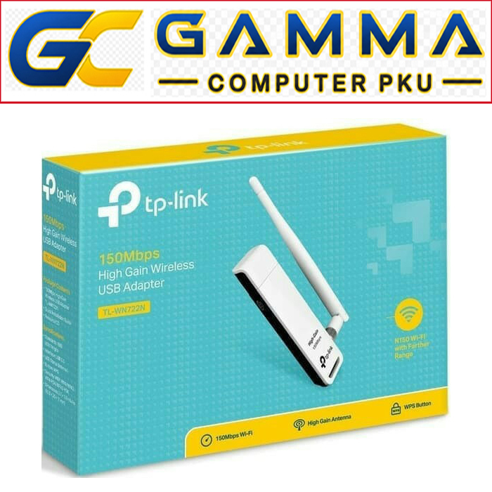 TPLINK TL-WN722N WIRELESS USB ADAPTER / TP-LINK USB WIFI / USB WIRELESS ADAPTER RECEIVER