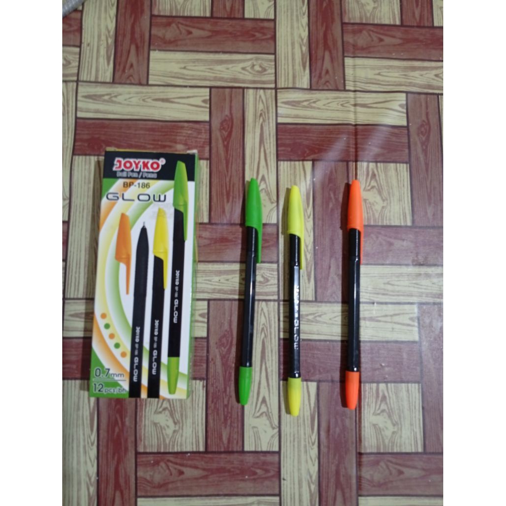 Pulpen Glow Joyko BP-168