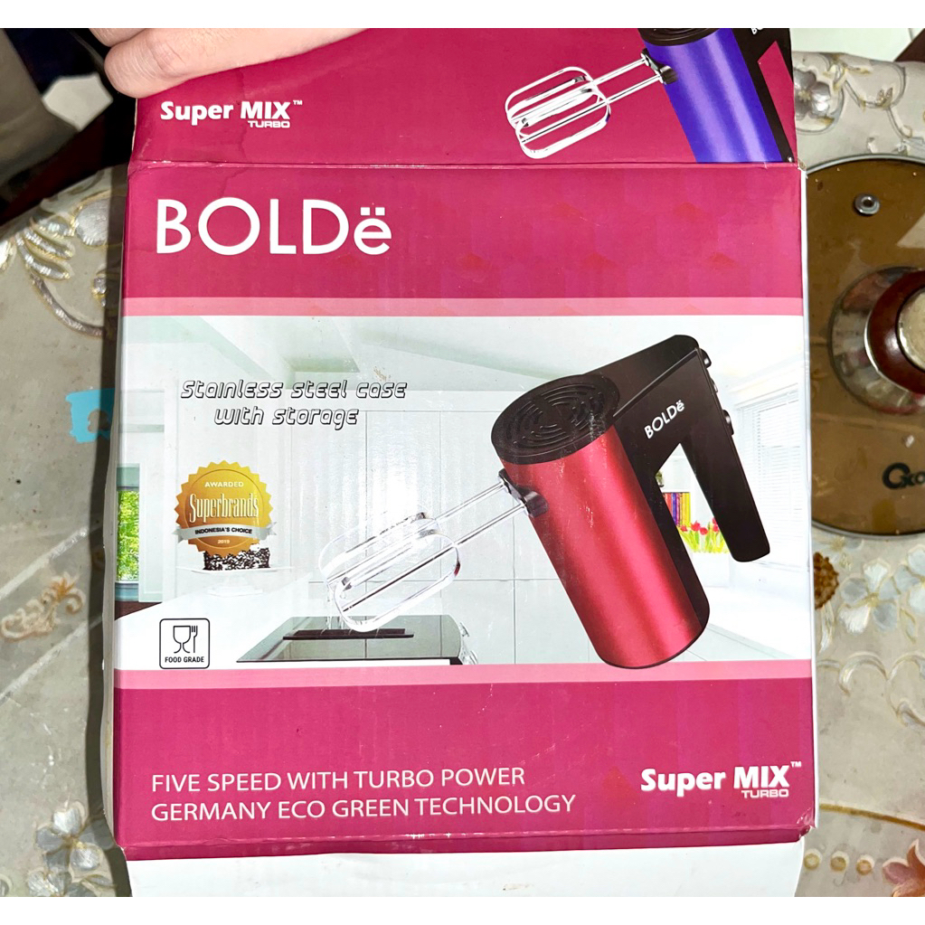 [PRELOVED] Bolde Super Mix Turbo Hand Mixer