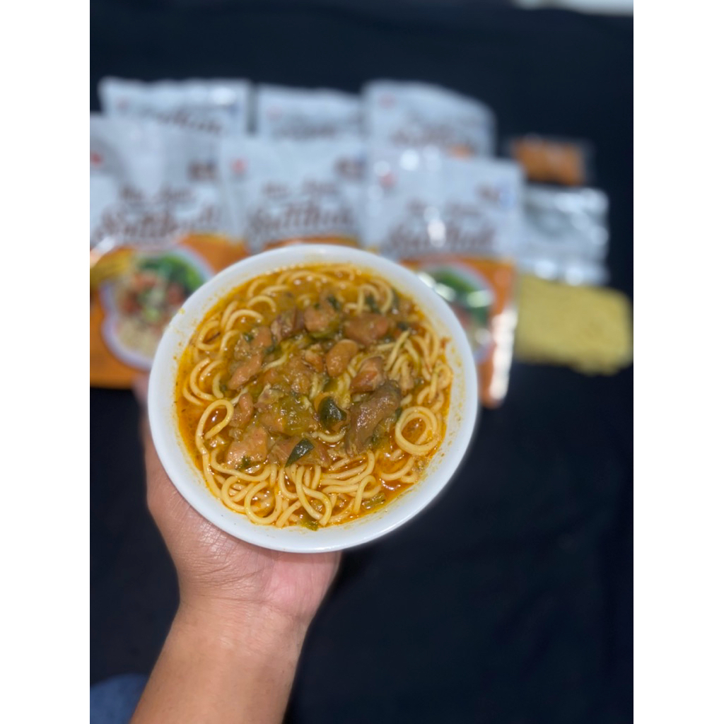 paket hemat 6 pack mie ayam Sritikah mie ayam frozen instan original pedas otentik khas Malang khas 