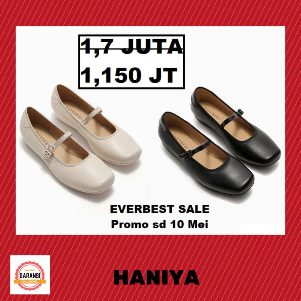 Sepatu flat wanita Everbest sale seri HANIYA Original Store