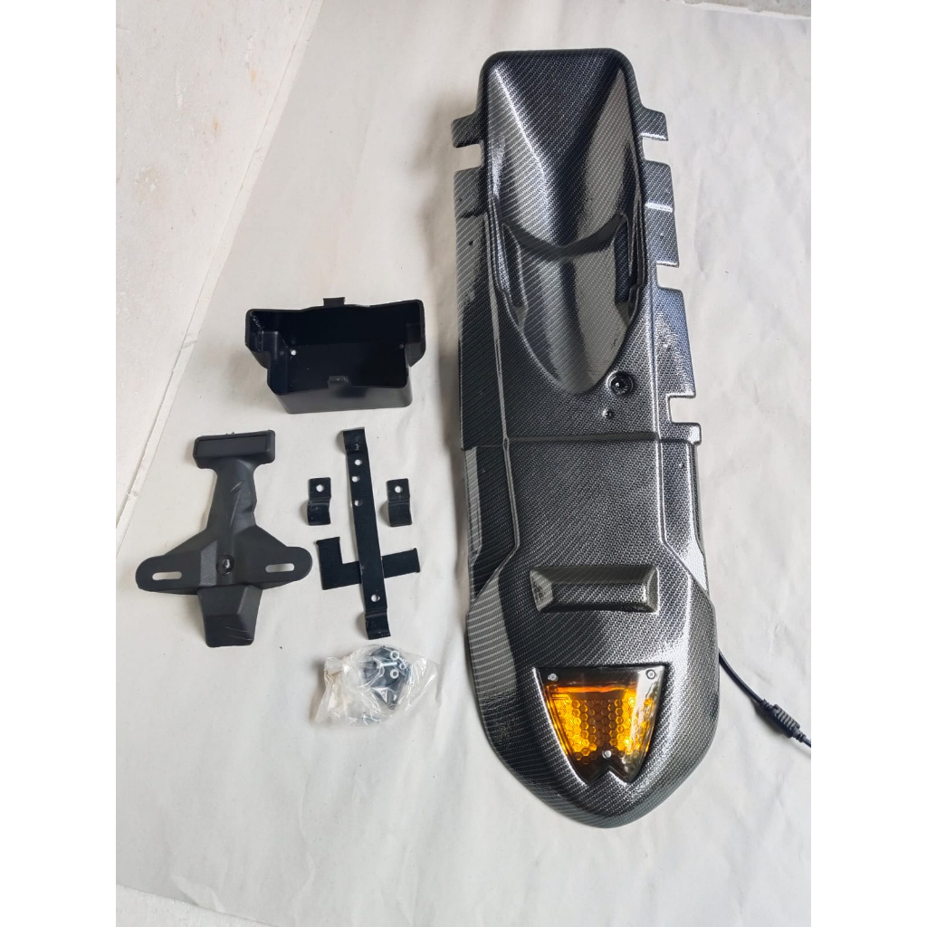 Undertail selancar kolong variasi Yamaha Vixion old/lama OVI WARNA KARBON KEVLAR WTP