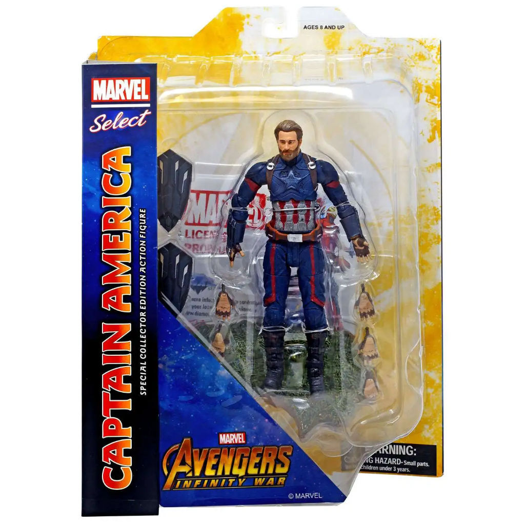 DIAMOND SELECT MARVEL SELECT CAPTAIN AMERICA INFINITY WAR
