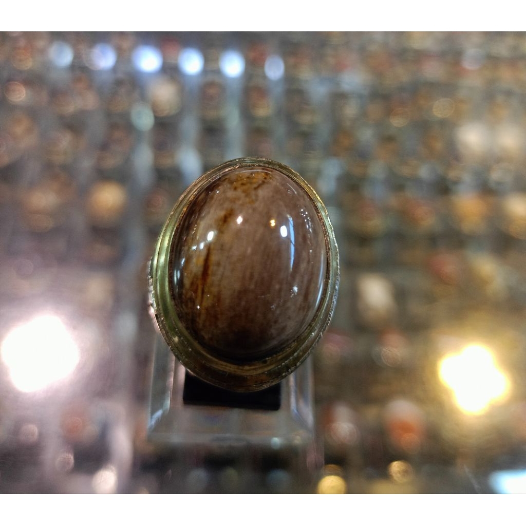 Cincin fosil kelor (natural)