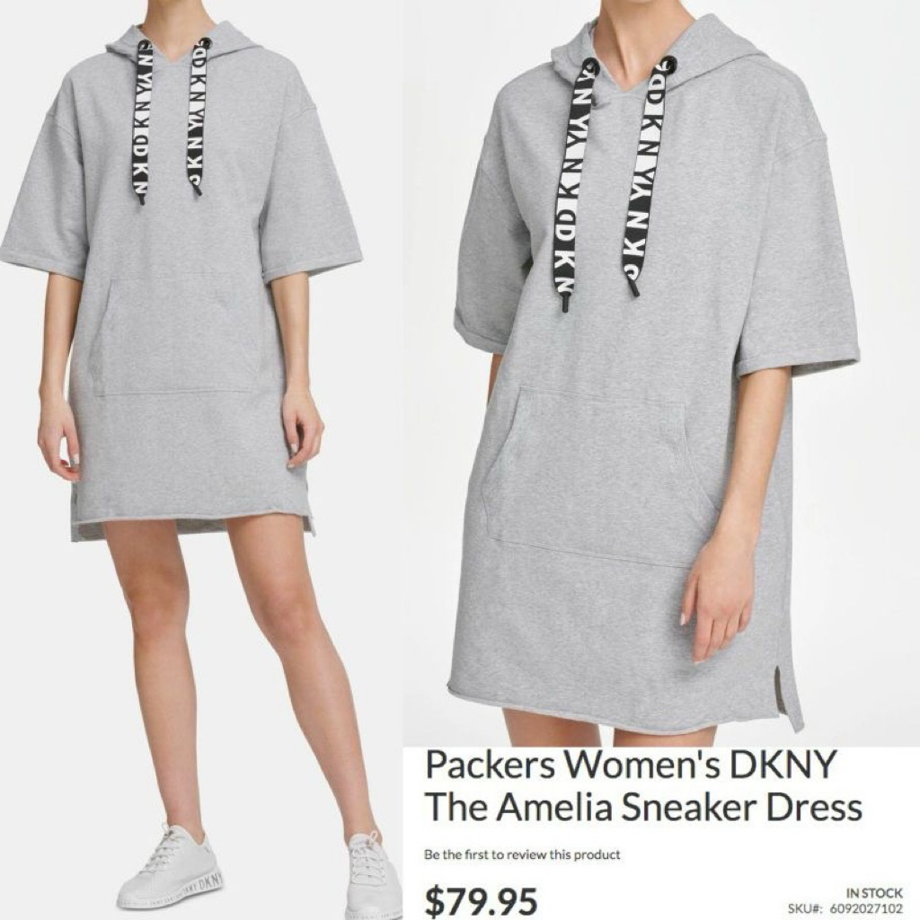 DKNY Sneaker Dress Grey