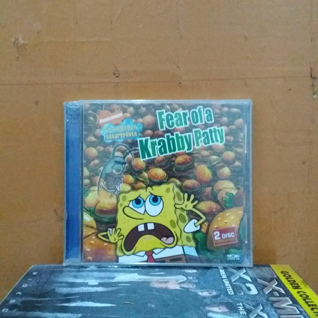 VCD ORIGINAL FILM SPONGEBOB - FEAR OF A KRABBY PATTY ISI 2 DISC