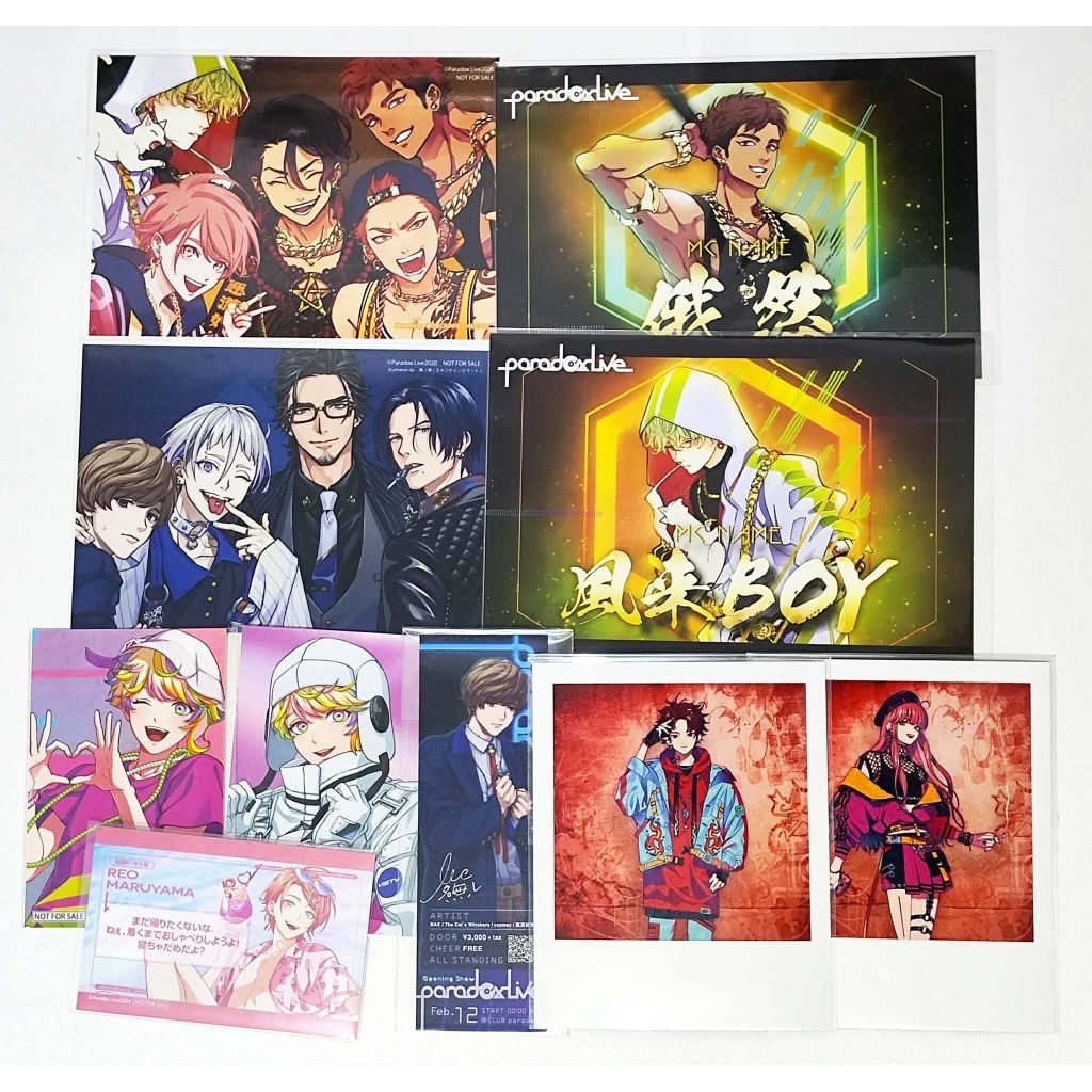 Paradox Live Sticker Card Polaroid Slim Poster Postcard Bookmark