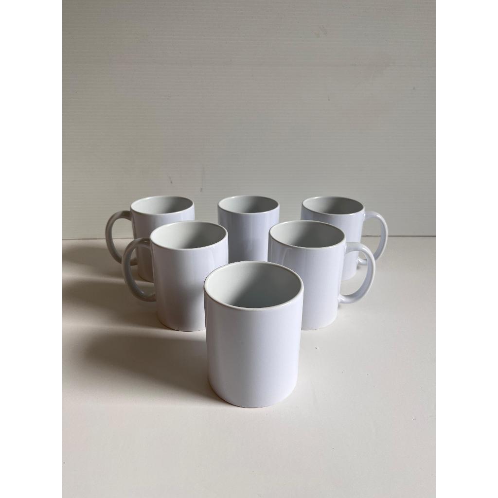 Mug Gelas Polos Import Coating SNI 325ml