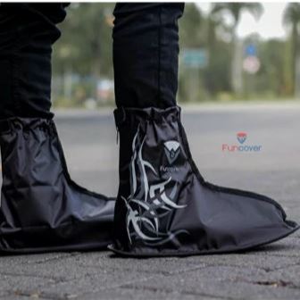 Ready Rain Cover Jas Hujan Mantel Mantol Sarung Pelindung Sepatu Pria Wanita Saat Hujan Waterproof C