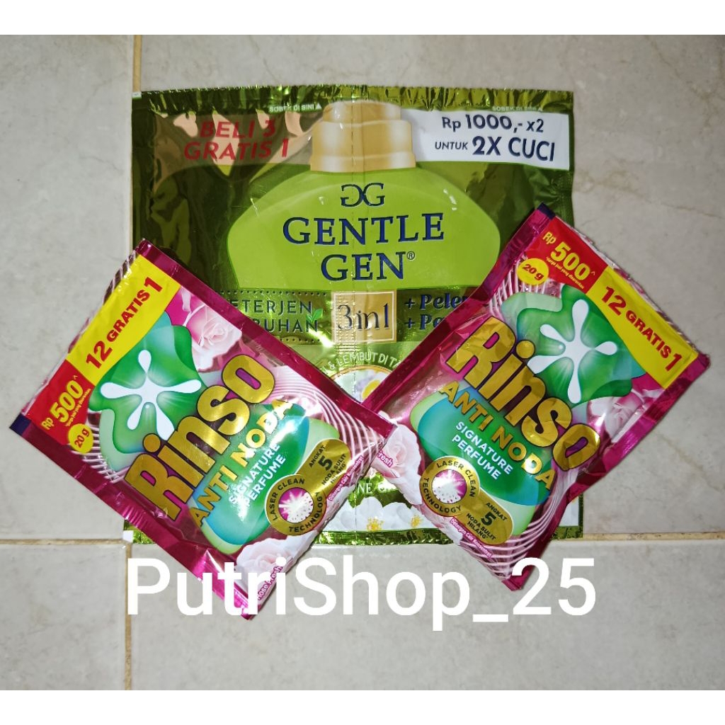 Gentle Gen 2 Mix Rinso Cair 2 RANDOM