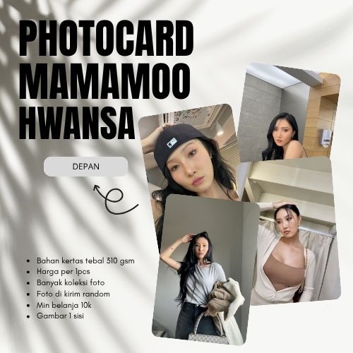 [1PCS] PHOTOCARD MAMAMOO HWASA | PHOTOCARD KPOP | PHOTOCARD DRAKOR | PHOTOCARD DRACIN I PHOTOCARD UN