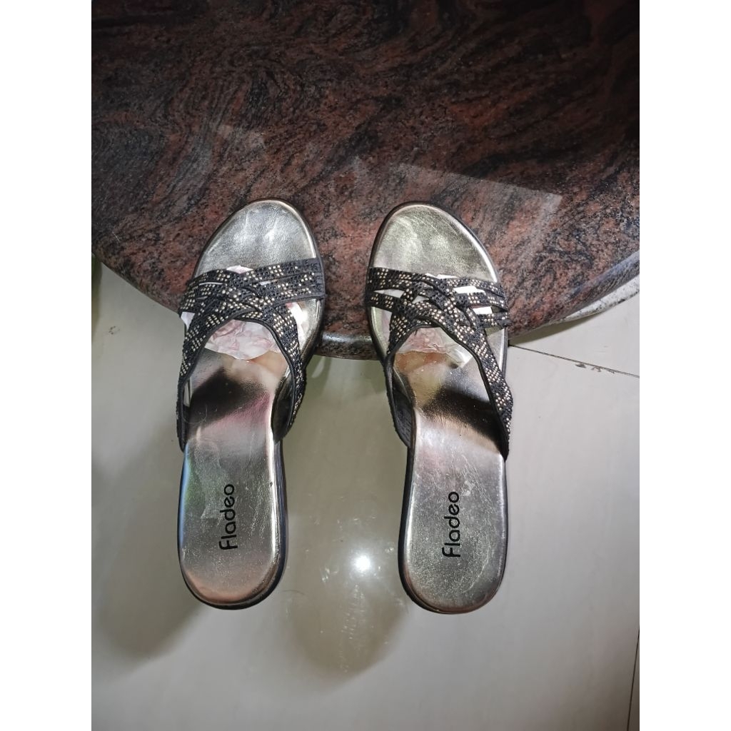 Sandal Wanita Fladeo, Wedges, Sandal Wedges, Sepatu Pesta