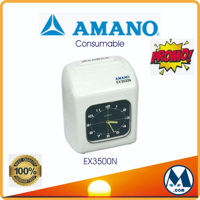 Tinta / Pita / Ribbon Cartridge Mesin Absensi Amano EX3500N / EX-3500N / EX 3500N / EX3500 / EX-3500
