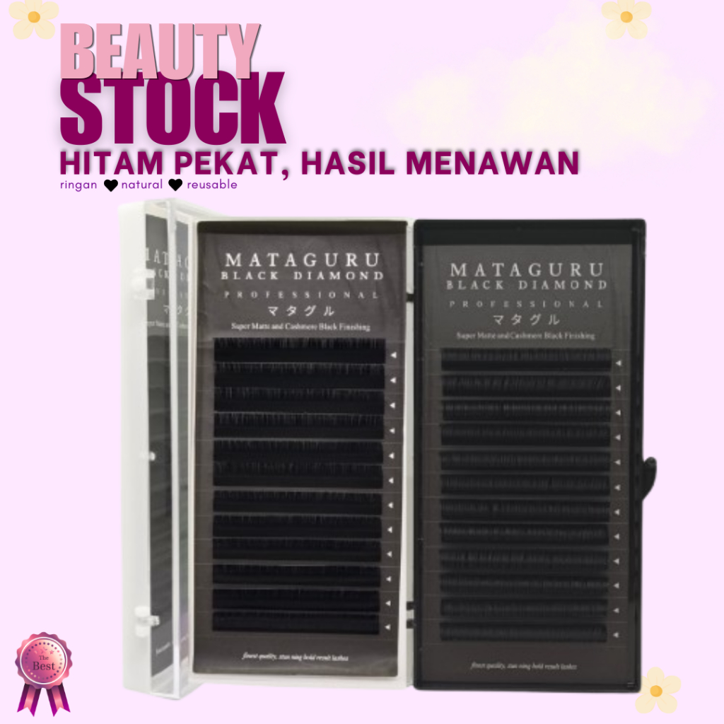 Mataguru MATTE Black Diamond Eyelash Extension