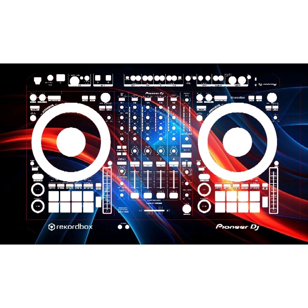 sticker pelindung alat DJ musik DDJ-1000 PIONEER DJ