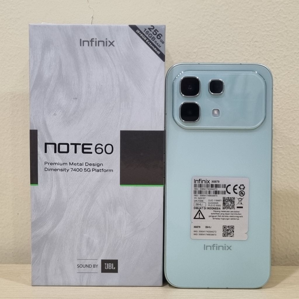 Handphone Infinix Note 60 Ram Ram 8 256GB